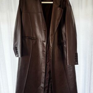 Motel Rocks Brown Leather Jacket